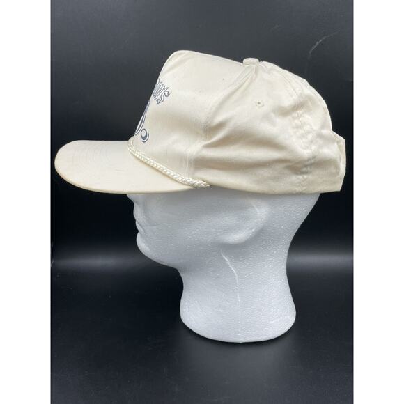 Vtg Seagrams VO Hat Whiskey Cap Cotton Rope Snapback Logo Adjustable Liquor - Picture 5 of 9